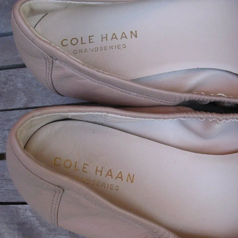 Cole Haan Grand Nude Bow Ballet Flats